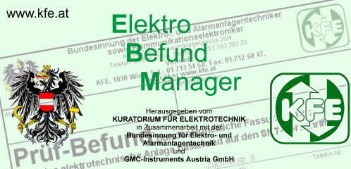 EBM - Anlagendoku. Sicherheitsstromerzeugungs- u. beleuchtungsanlagen (zur elektr. Befunderstellung)