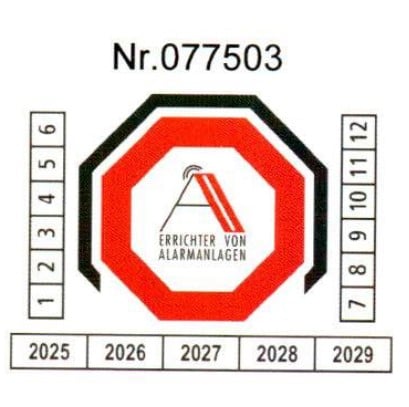 331 AA-Aufkleber nummeriert für Installationsattest R2